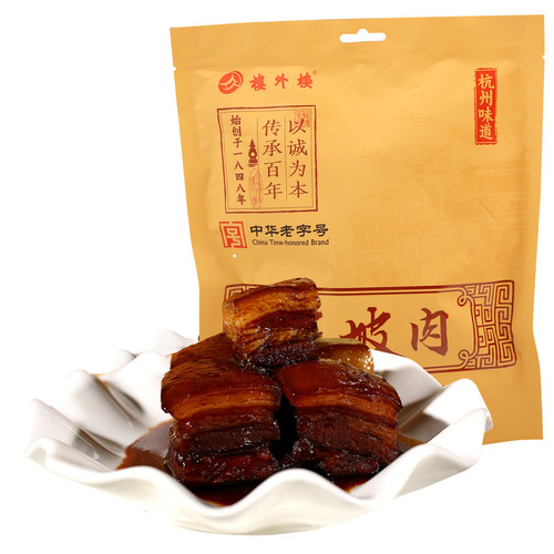 楼外楼东坡焖肉红烧肉家常菜年货卤味熟食杭州特产老字号300g