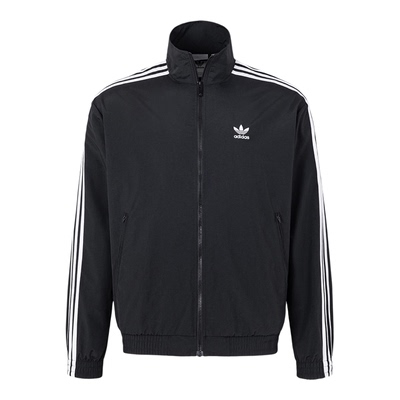 Adidas/阿迪达斯正品三叶草男士梭织运动立领宽松外套KB2466