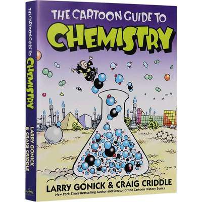爆笑科学漫画 The Cartoon Guide to Chemistry 英文原版书 漫画化学 轻松学化学 英语科普图书 科学漫画系列 进口英语教材书