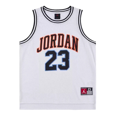 耐克Jordan男大童球衣夏新款运动透气网眼舒适无袖T恤DO1968-635