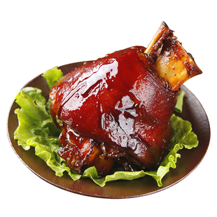 苏州特产沈厅沈万三蹄酱猪蹄髈酱猪肘子2斤肉类熟食真空卤味