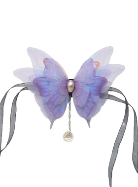 新中式轻奢小众复古高级感旗袍演出国潮蝴蝶项链国潮锁骨链脖颈带