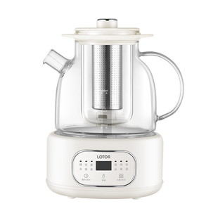 lotor小圆吨养生壶全玻璃家用小型办公室炖煮一体煮茶器2025新款