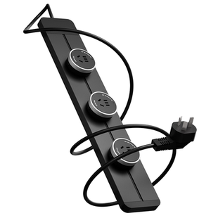 免接线轨道插座家用带插头超薄厨房扩展插座30cm联排插座延长神器