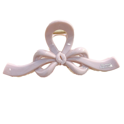 韩系百搭高级感蝴蝶结大号鲨鱼夹