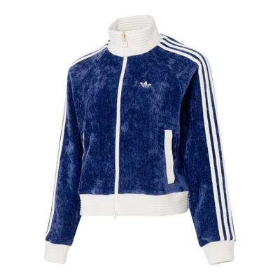 阿迪达斯三叶草官方正品女子休闲夹克秋季新款舒适针织外套JN0724