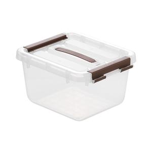 茶花透明收纳箱手提塑料储物箱