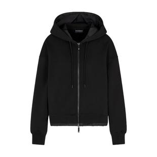 EMPORIO ARMANI/阿玛尼秋冬新款女连帽宽松休闲运动风帽夹克外套