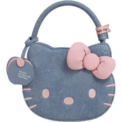 [情人节礼物]TOUTOUhellokitty三丽鸥牛仔包女童女孩实用生日新年