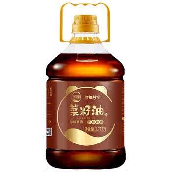 熊猫炒堂压榨特香菜籽油5斤2.717L农家自榨纯菜油非转基因食用油实付39.8元到手包邮 熊猫炒堂压榨特香菜籽油5斤2.717L农家自榨纯菜油非转基因食用油实付39.8元到手包邮