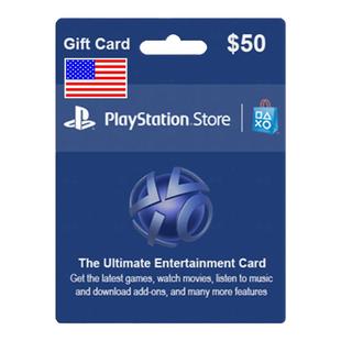 PlayStation Network Store Currency Card 50USD 美服PSN充值卡