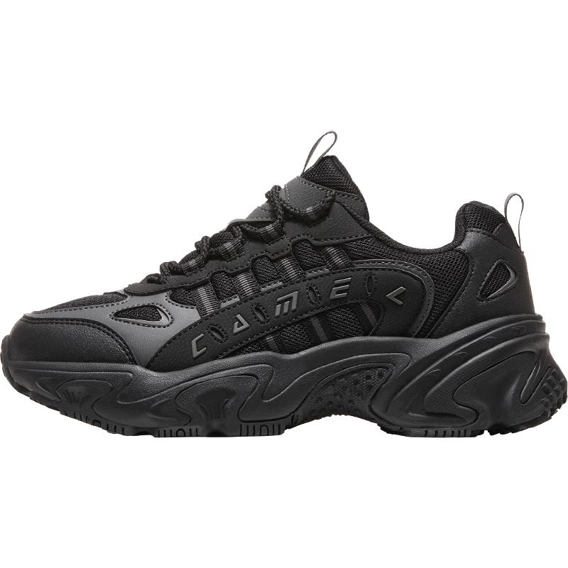 骆驼星途运动鞋女士2025新款女鞋防滑透气休闲鞋厚底增高老爹鞋女