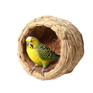 悦小萌鸟窝鹦鹉睡觉巢窝四季通用繁殖箱产蛋孵蛋草窝生活用品大全