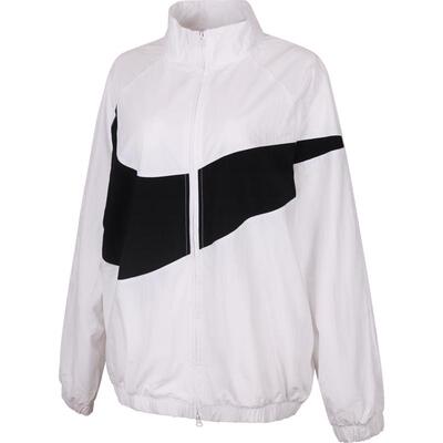 滔搏NIKE耐克女子休闲大勾拼接宽松立领运动茄克外套HV4108-100