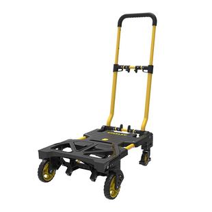 史丹利工具车小推车折叠工具箱手拉车家用移动拉货搬运手推平板车