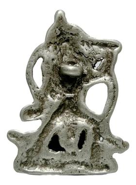 仿天铁托甲金刚手项链挂件吊坠白铜做旧藏式文化佛牌挂饰diy配饰