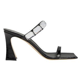 Giuseppe ZanottiGZ女士鳄鱼纹印花穆勒鞋高跟凉鞋