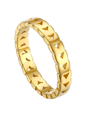 橄榄叶戒指女通勤码数齐全