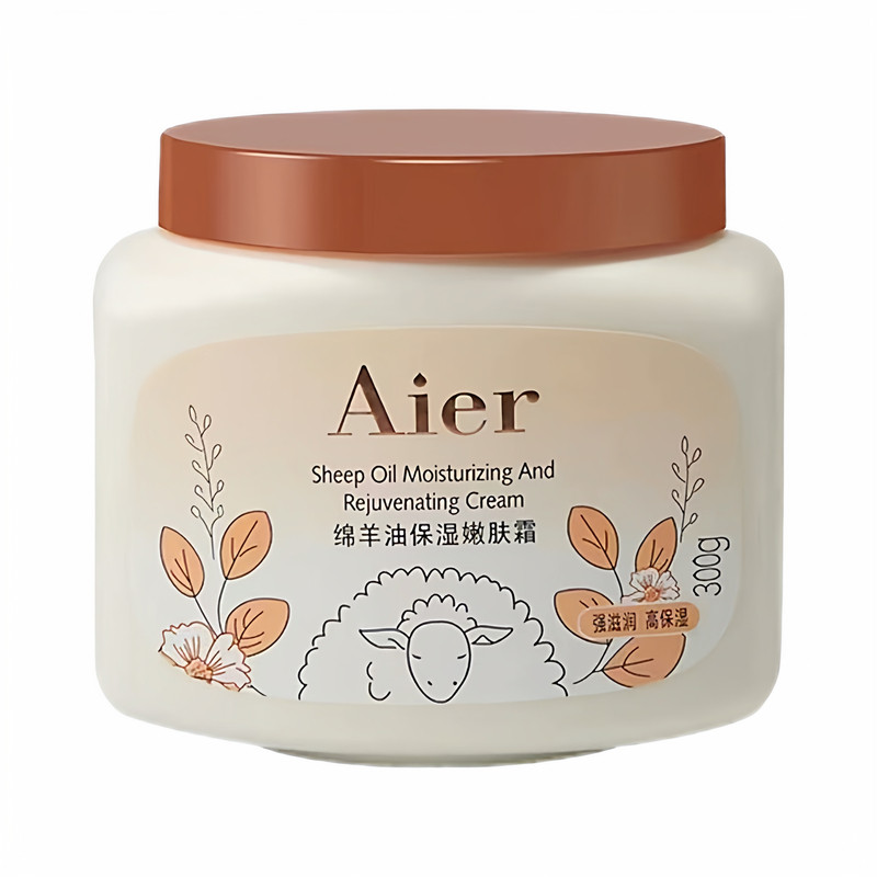 Aier绵羊油保湿嫩肤霜不油腻300g
