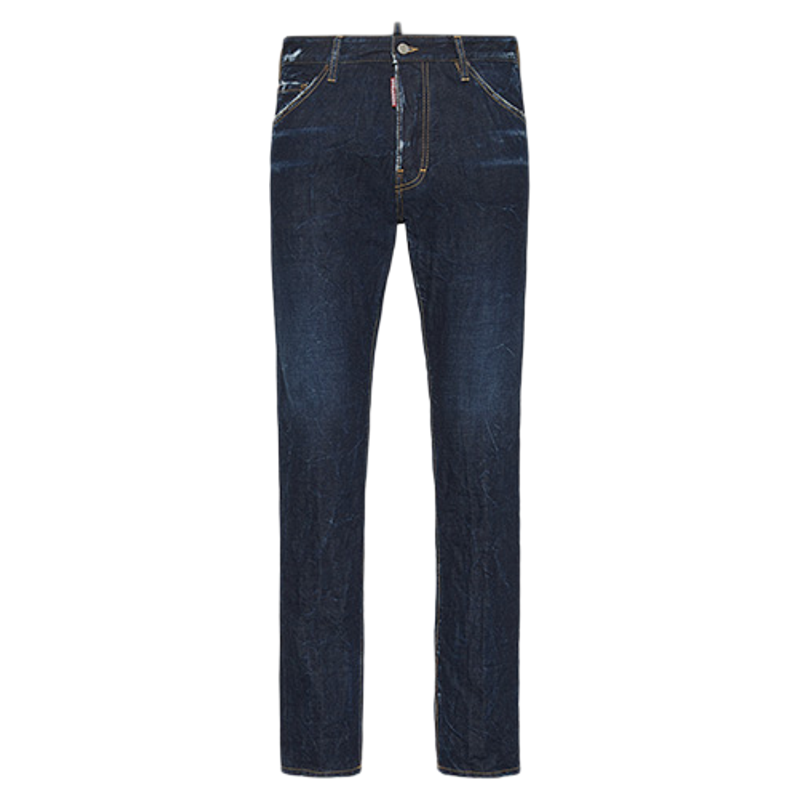【新品】DSQUARED2/D2次方 2025秋冬男士复古修身牛仔裤COOL GUY