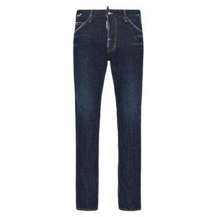 【新品】DSQUARED2/D2次方 2025秋冬男士复古修身牛仔裤COOL GUY