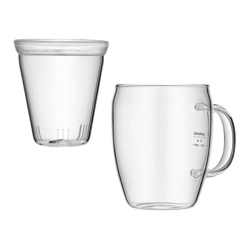 明尊高颜值手工玻璃办公室泡茶杯