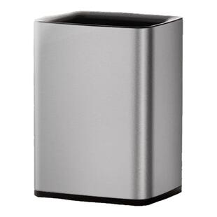 EKO无盖垃圾桶家用敞口厨房客厅不锈钢商用办公室2025新款9022