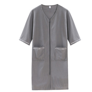 Women Sleepwear nightgown Men Bathrobe Pajamas 长款睡衣裙袍