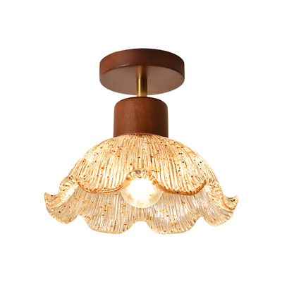 过道灯中古走廊灯法式复古入户玄关灯侘寂吸顶灯北欧简约阳台灯具