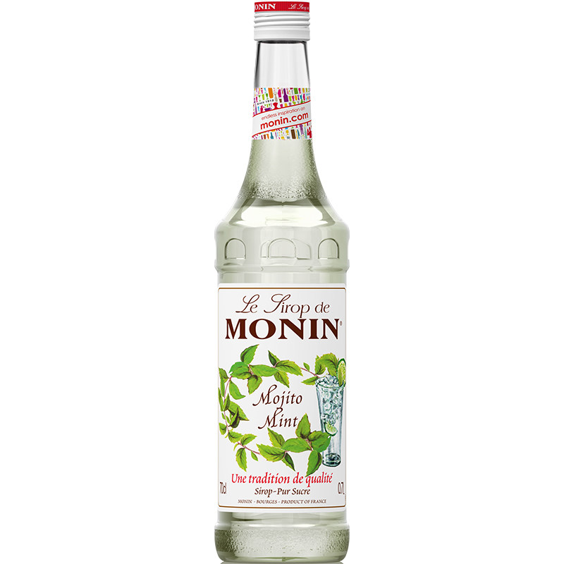莫林MONIN莫西多薄荷风味mojito糖浆玻璃瓶装700ml咖啡莫吉托果汁