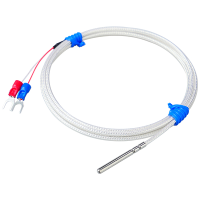 封装滚口温度探头防油Pt100松导