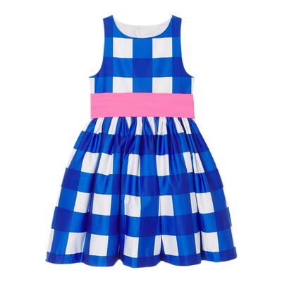 Jacadi亚卡迪法国女童连衣裙夏季新款蝴蝶结礼服裙公主裙2041071