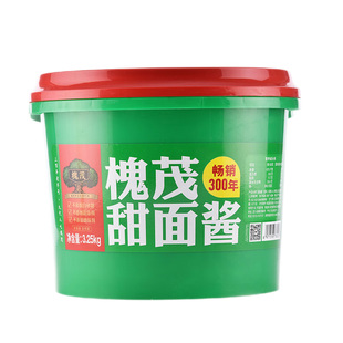 槐茂甜面酱3.25kg商用大桶炸酱面沾黄瓜手抓饼烤鸭调味酱料调味酱