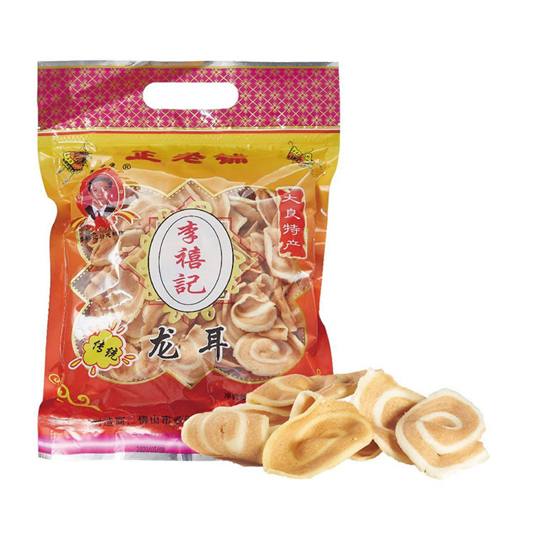 李禧记龙耳鲍鱼酥猫耳朵广东顺德特产春节送礼品美食送长辈过年货