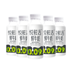 君乐宝悦鲜活鲜牛奶260ml*6瓶装学生营养巴氏杀菌低温鲜牛奶