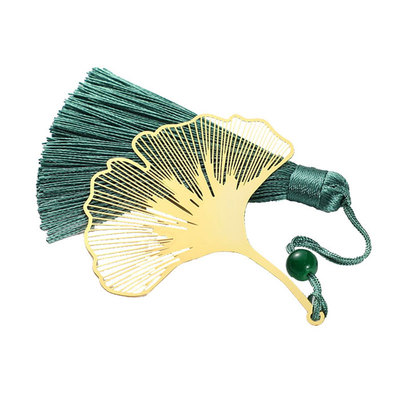 荷花黄铜流苏新中式样板房餐巾圈