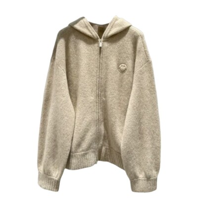 秦岚同款SMILEr联名毛衣外套