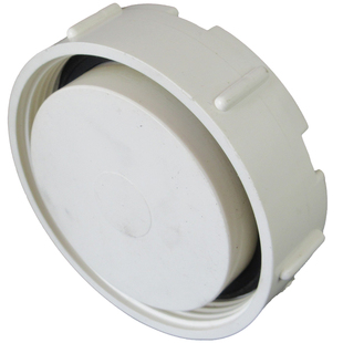 PVC检查口盖子存水弯160清扫口室外排水管配件接头螺丝螺纹检查口