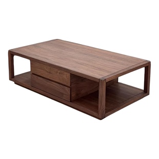 乔木宋式美学北美黑胡桃实木沙发新中式禅意酒店民宿会所沙发组合