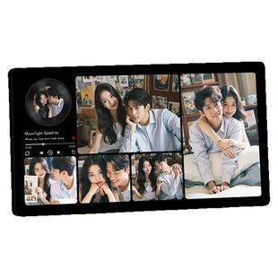 情侣宫格diy定制相框摆台情侣恋爱照打印相册生日礼物送女友