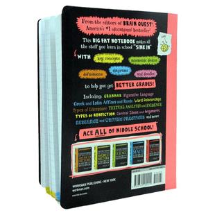 美国优秀中学生优等生笔记英语言艺术英文原版 Everything You Need to Ace English Language arts in One Big Fat Notebook