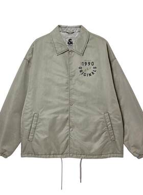 tq区绫致杰克琼斯秋冬棉衣服宽松尖领百搭休闲舒适上衣外套