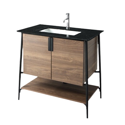 toto落地式石英台面家用洗漱柜