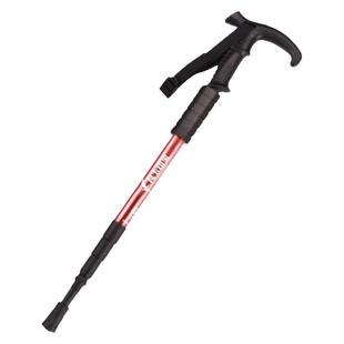 户外登山杖手杖碳素超轻伸缩折叠滑雪防滑拐杖多功能爬山徒步装备