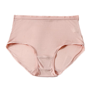 薄款真丝高腰女内裤过肚脐包臀透气100%桑蚕丝平角四角裤内裤短裤