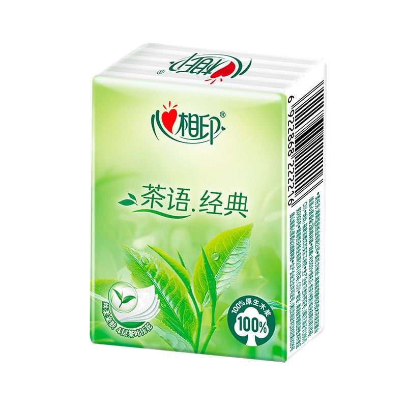 心相印手帕纸茶香加厚72包
