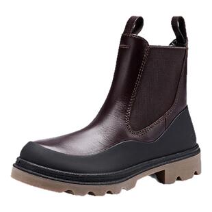 ECCO爱步靴子女 冬季新时尚款厚底切尔西靴短靴骑士靴 革新214793