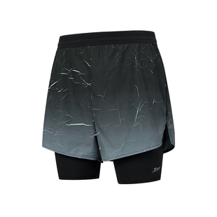 特步两千公里PRO | 爆裂短裤男2026年夏季2000公里速干跑步短裤男