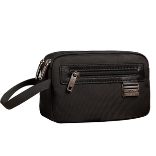 牛津布男士手包男手抓包大容量手拿包男休闲弹道尼龙双拉链洗漱包