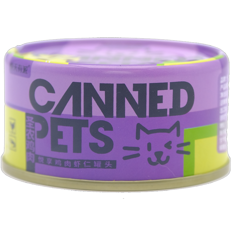 悦天有派天然无谷鲜肉宠物罐头犬猫通用零食肉块营养补水增肥湿粮